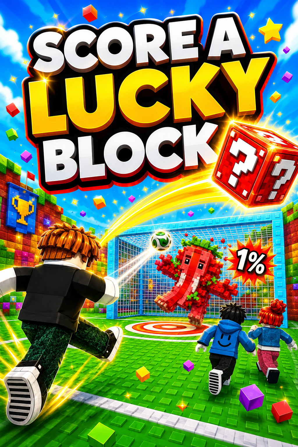 Score a Lucky Block | Astrocade